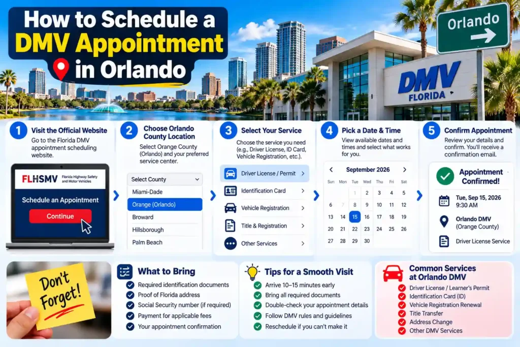 DMV Orlando Appointment Online